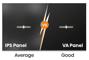 IPS vs VA Panel Black Uniformity