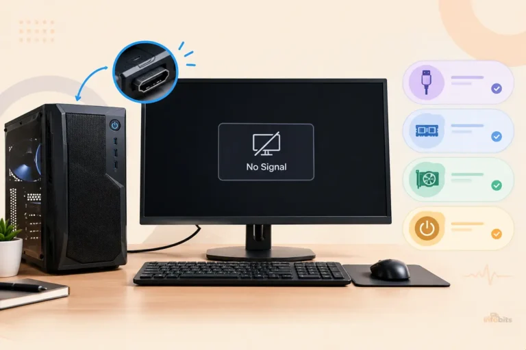 PC Turns On But No Display