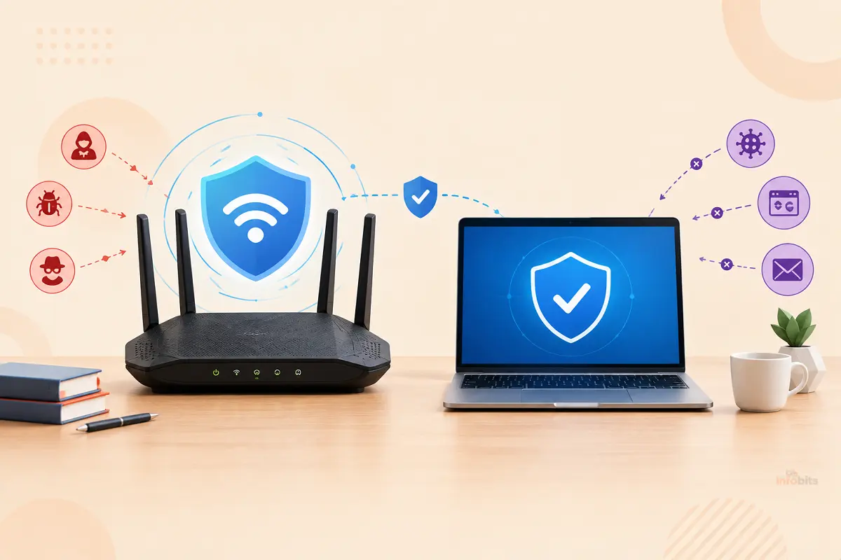 Router-Level Security vs. Antivirus Software